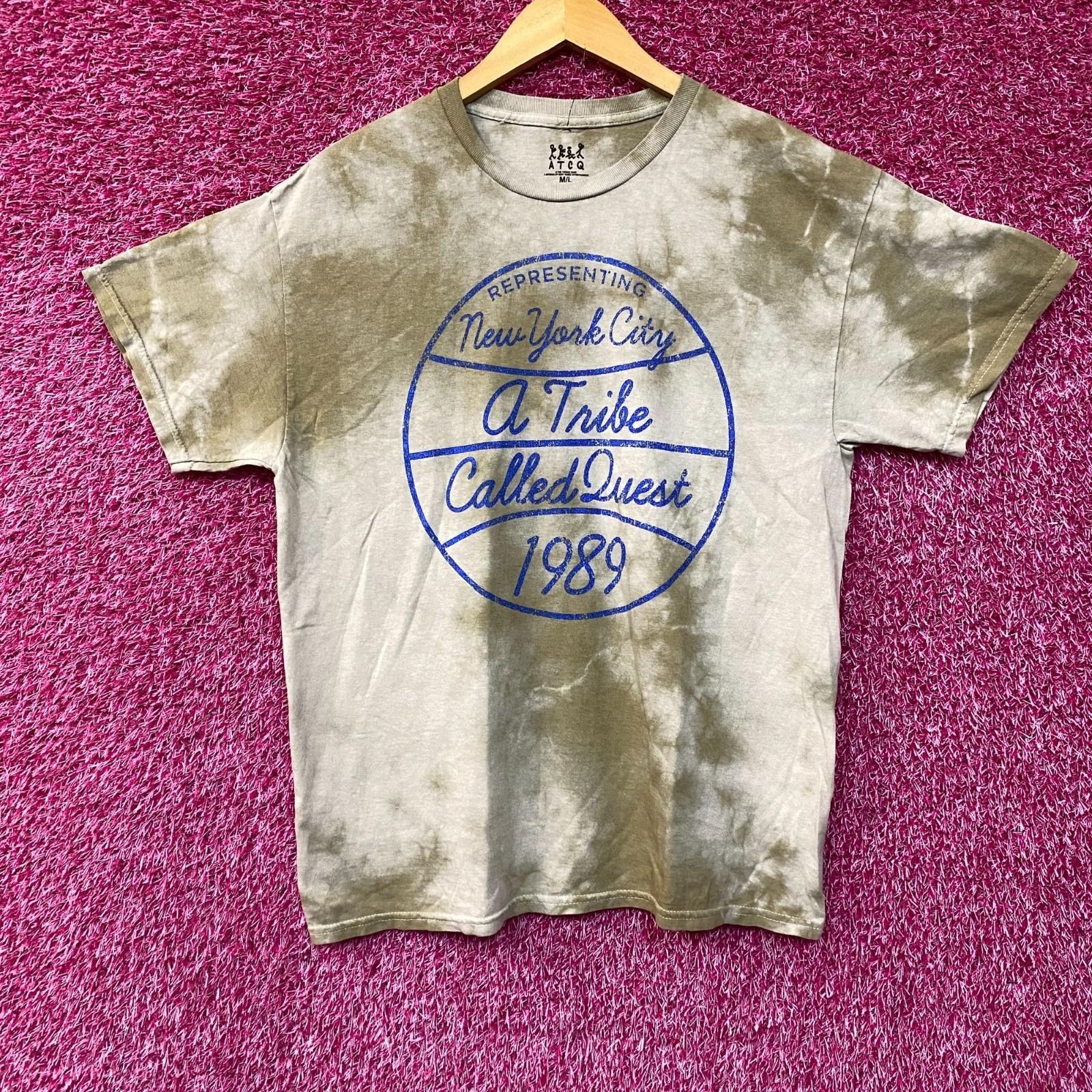 A Tribe Called Quest 1989 New York City Tie Dye 100% Cotton T-shirt Mens Tees Top 3XL