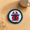 Heat Resistant Christmas Coaster Trivet Insulated Mat Snowman Christmas Cup Mat  Christmas Gift