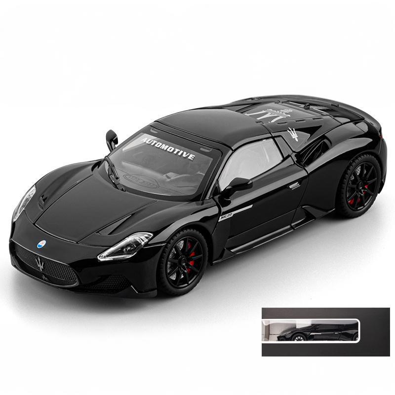 1/24 Maserati MC20 Convertible Sports Car Alloy Diecast Model Car Sound & Light Pull Back Collectibles Hobby Decoration Birthday