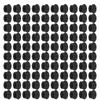 100Pcs M10 X 1.25 Hex Nut Carbon Steel Nut for 168F 170 188 Gasoline Generator Black