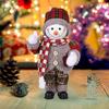 Music Santa Claus Doll Ornaments Christmas Gifts Old Man Snowman Doll Ornaments 