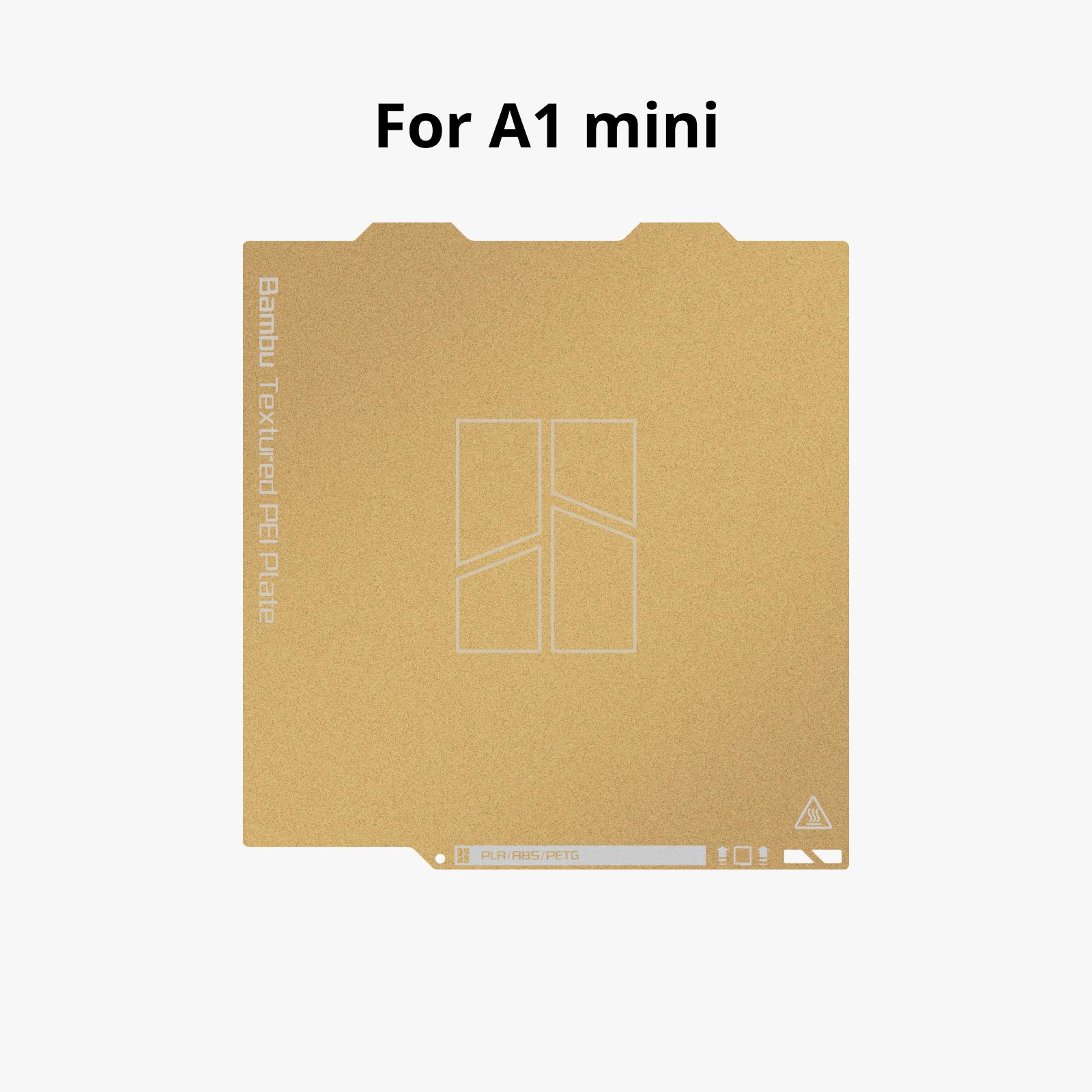 Official Original For Bambu Lab X1/P1/A1//P2S/H2D/H2S/H2D Double sided Textured PEI Plate A1 Mini H2D H2S H2C P2S Build Plate For A1 Mini