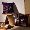Adventure Puzzle Game D-Danganronpa Pillow Case Double-Sided Printing Short Plush Sofa Cushion Cover Bedroom Bedside Pillow