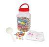 Libre Heart Eraser Scoop Multicolor Round, Rectangular, Star, (100 Uses)