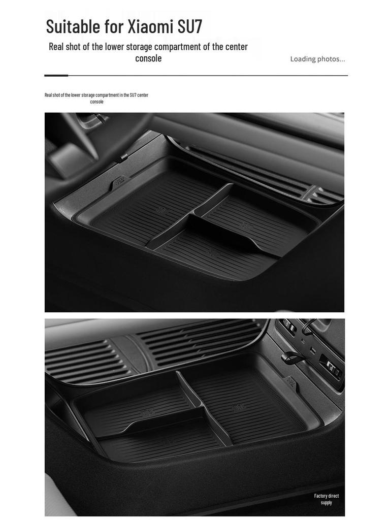 3W Xiaomi YU7/SU7/Ultra Center Console Armrest Storage Box