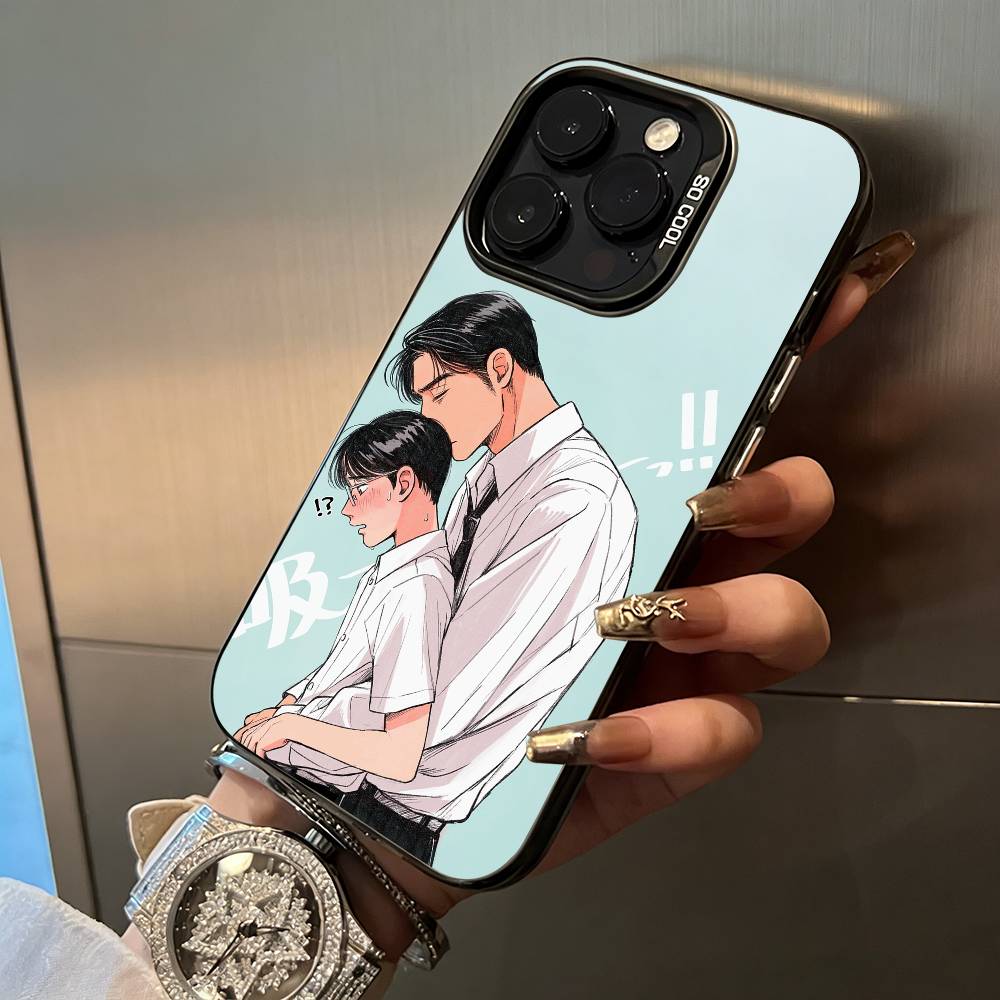 C-Captivated- By -You BL Phone Case For iPhone 17,16,15,14,13,12,11 Plus Pro Max Colored Silver Phone Case