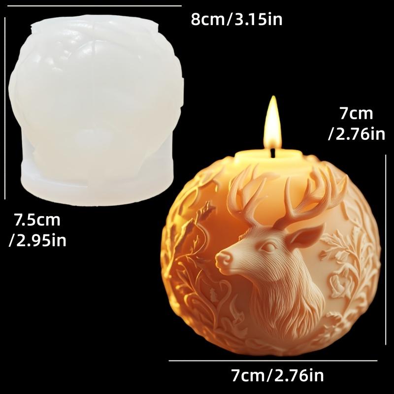 Ameisen pflückender Bär Kerze Silikonform im Baumstumpf Harzform Süßes Lächeln Baumhöhle Bär Gipsform Lächelbär Bastelformen