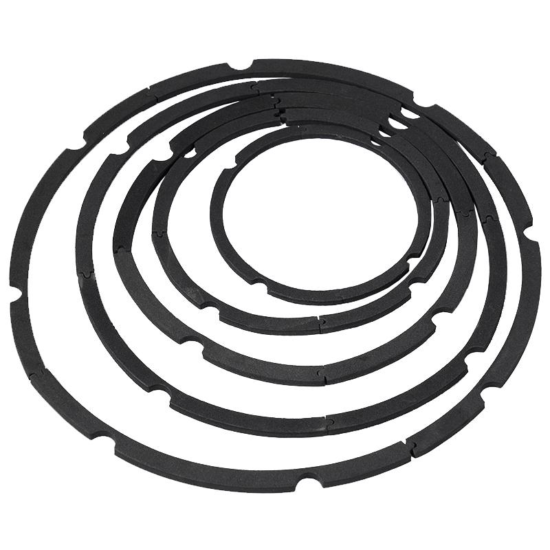 Rubber Ring Speaker Cloth Edge Repair Parts Speaker Surround Rubber Replacement Parts for Speaker Repair or DIY