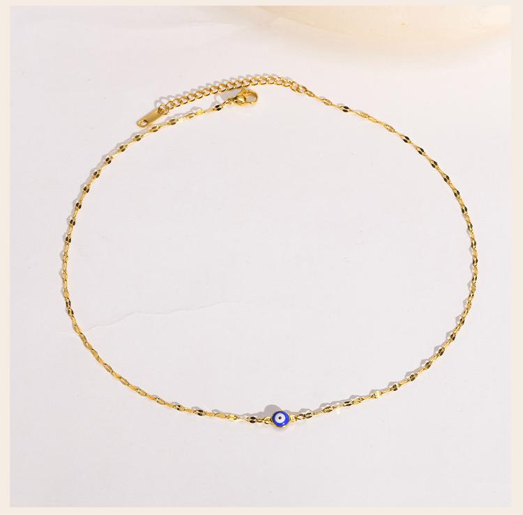 Böser Blick Halskette für Frauen, Kleiner Türkisblauer Augen Anhänger, Schutz Nazar Amulett Schutz Schmuck
