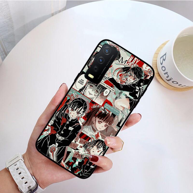 Kimetsu No Yaiba Demon Slayer Anime Phone Case for VIVO Y31 Y21 Y70 Y21S Y20 Y72 1907 Y12 Y11S Y53S Y33S Y55 Y76 Y51 Y15S Y01