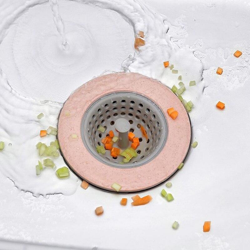 1pc Tragbare Silikon Waschbecken Filter Ablauf Stecker Filter Waschbecken Müll Sammler Küche Bad Zubehör Sieb und Filter