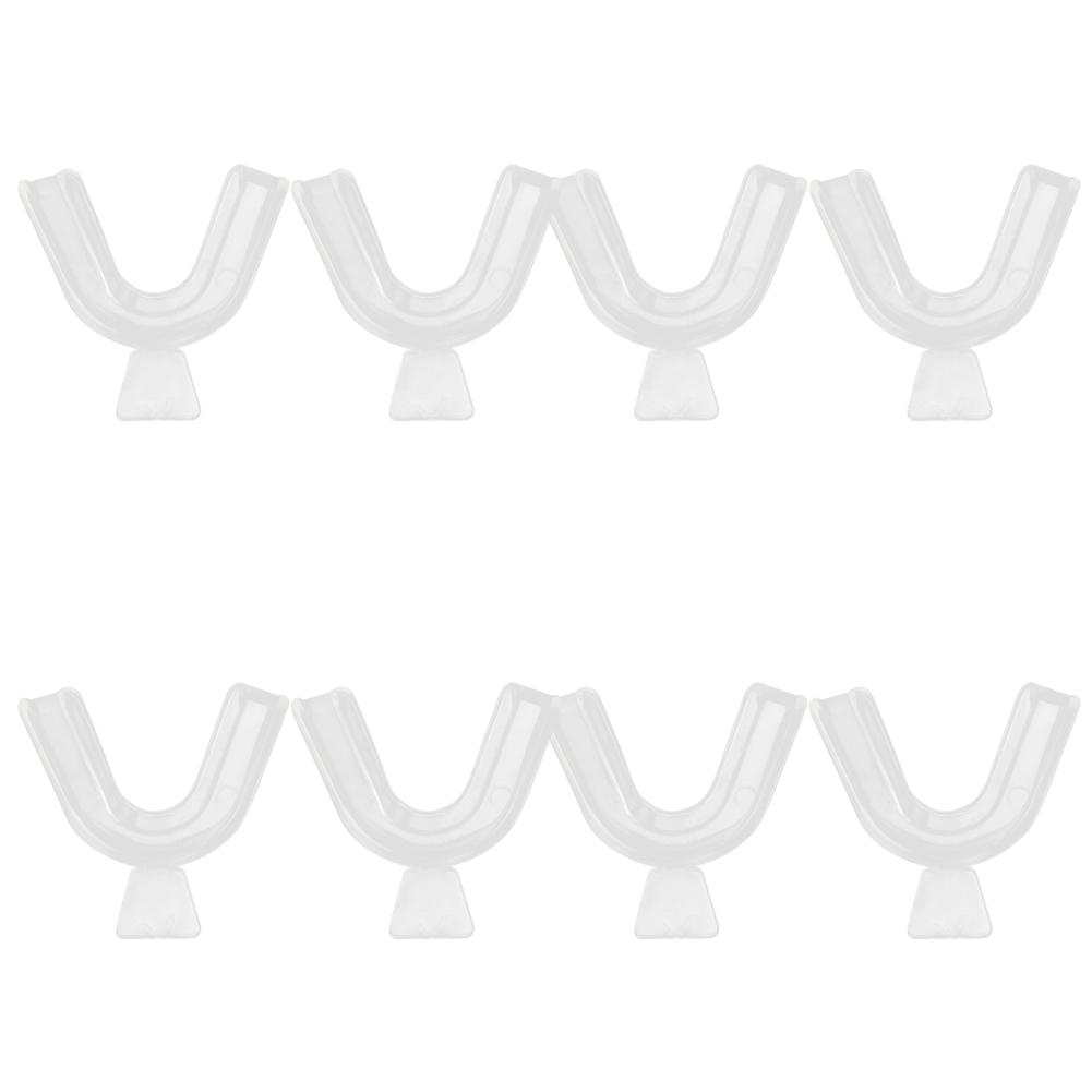 20-2pcs Soft Silicone Tooth Orthodontic Braces Set Mouth Guard Protector Dental Teeth Whitening Trays Retainer Oral Hygiene Care