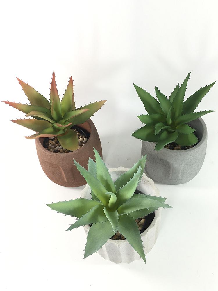 Huashe Red Air Succulent: Creative Faux Green Plant for Home Décor