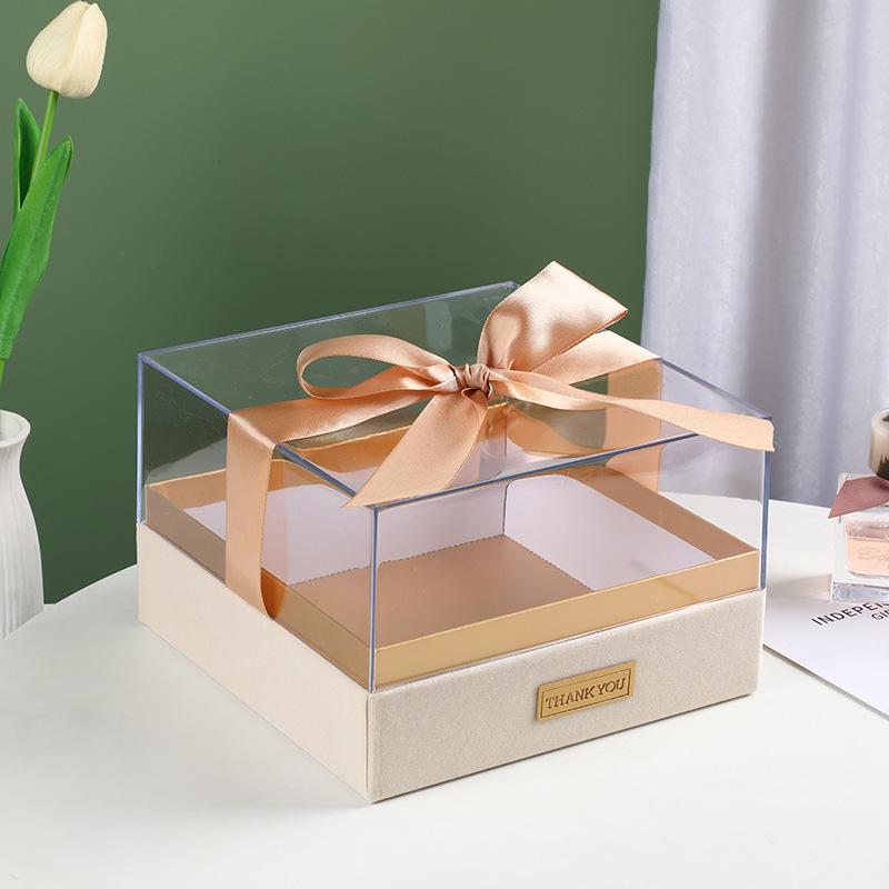 Elegant Acrylic Gift Box for Weddings, Christmas, Valentine's Day & Festives