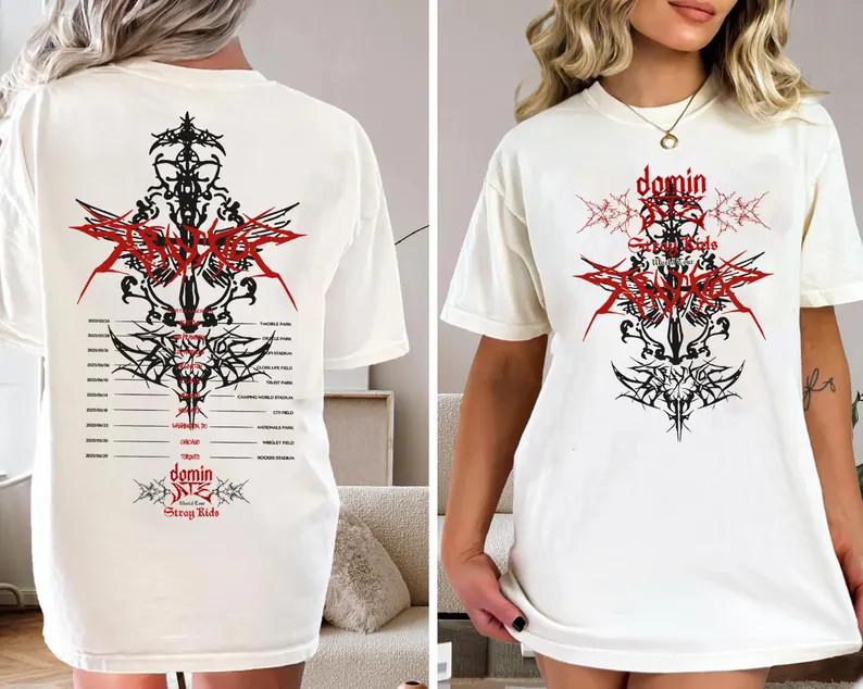 Stray Kids dominATE World Tour US 2025 Shirt Stray Kids Mixtape Dominate Shirt XL