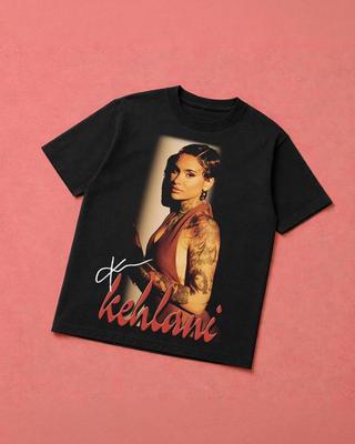 T-shirt Autographe Kehlani T-shirt Graphique Kehlani T-shirt de Concert Crash It Was Good Until It Wasnt Blue Water Road T-shirt RB