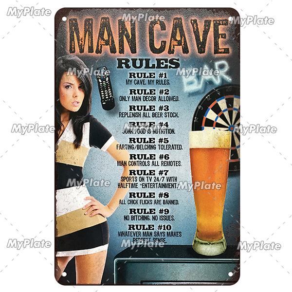My Garage Metal Sign Vintage Mechanic Tin Sign Man Cave Decoration Wall Decor For Bar Plaque Home Decor Tool Poster