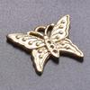 5pcs 18k Real Gold Plated Animal Pendant Stainless Steel Butterfly Charm For Jewelry Making Supplies Papillons Fuxk Men Pendants