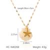 Ocean Seahorse Shell Pendant Necklace Minimalist Collarbone Chain Jewelry