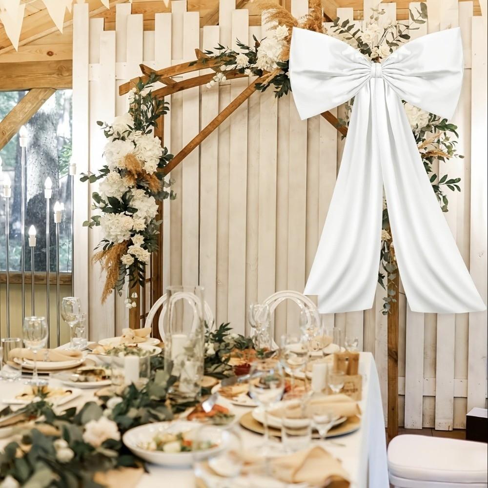 Hanging Big Coquette Bow Large Bow Decoration Fashion Giant Bowknot  for Wedding Backdrop
