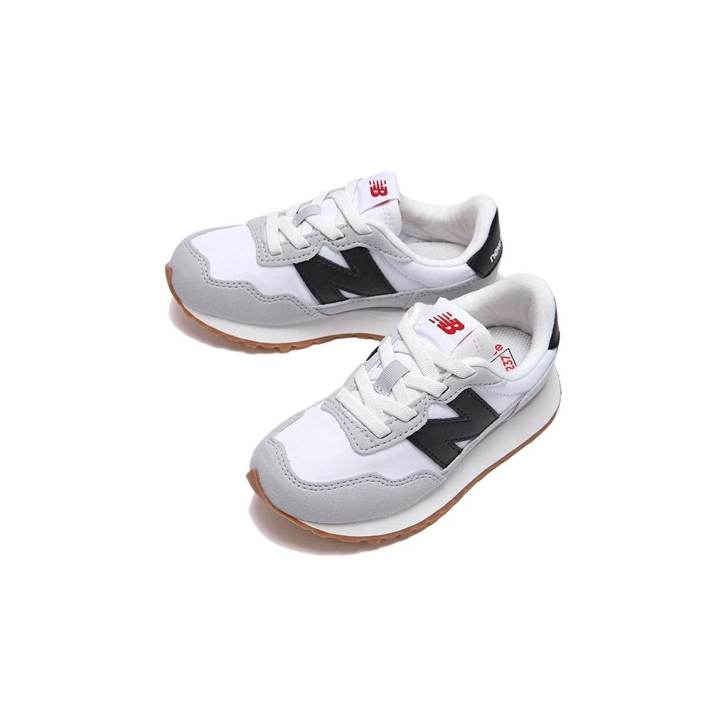 New Balance NB 237 Comfortable Versatile Shock Absorbing Durable Low Top Kids Running Shoes Kids running shoes Gray White PH237CG