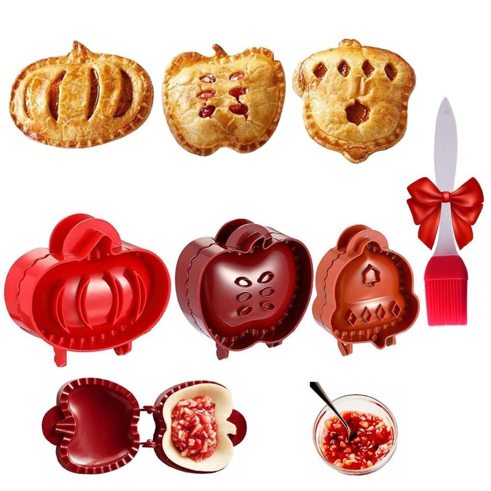 Multifunctional Holiday Mini Pie Mold Dough Presser Pie Molds  for Christmas Festivals and Parties
