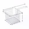 Iron Fryer Basket Silver Rose Gold Gold Frying Strainer French Fry Holder  Restaurant Home Kitchen
