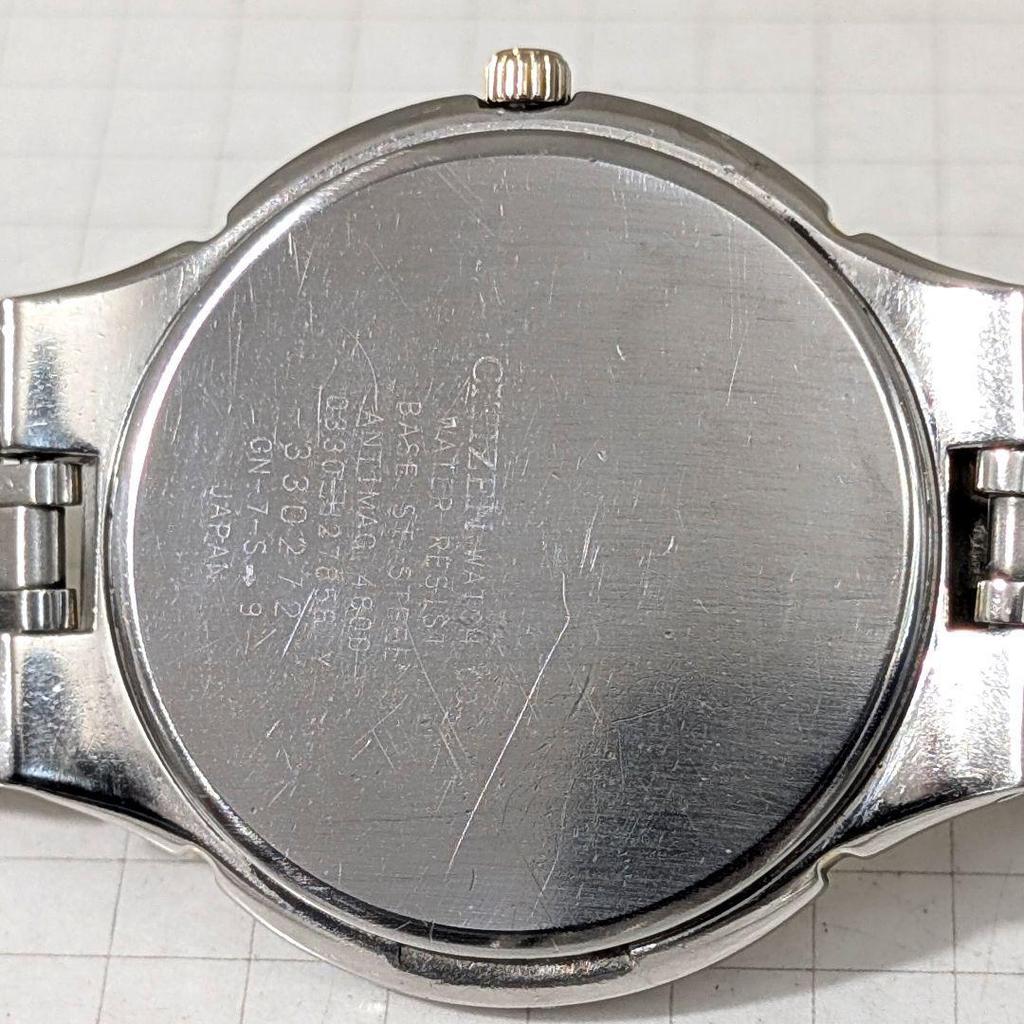 Used CITIZEN EXCEED Watch Quartz Battery Replaced I-29