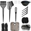 Hair Bleach Coloring Kit - Professional Hair Dye Brush, Comb, Hair Color Bowl, Agitator, Cape, Hairclips Hair Highlighting Tools