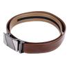 Leather Belt for Men Adjustable Customizable Fit Mens Casual Dress Belt with Automatic Click Buckle for Everyday Light