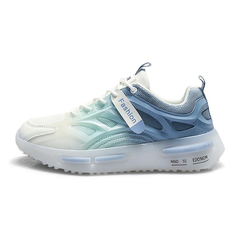 Fashion Sneakers Men S Dad Shoes Trend Newest All-Match Men S Shoes Summer Mesh Breathable Men S Casual Sneakers Gradient Pattern 42