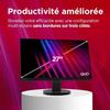 Écran - LENOVO - N27q - 27 pouces QHD - 100Hz - 4ms - Noir