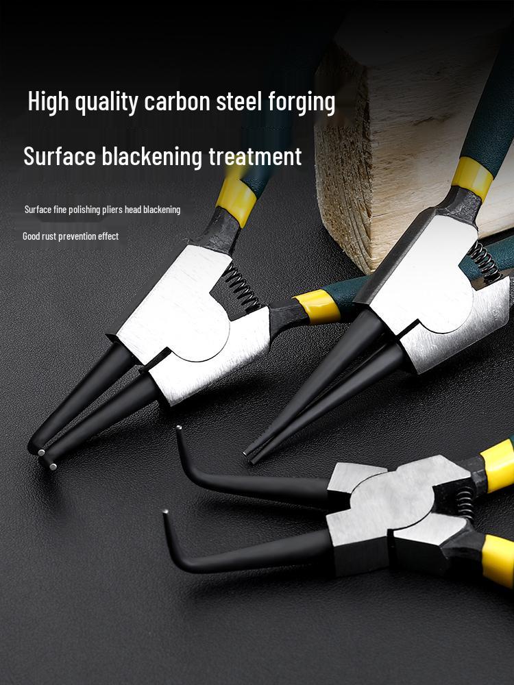 Small Pointed Nose Snap Ring Pliers for Internal/External Circlip, Spring, Expansion, and Retaining Rings