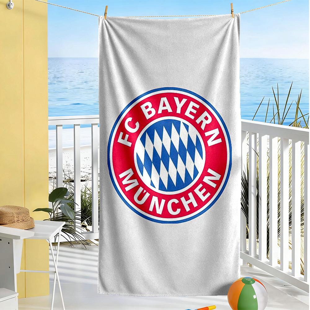 Bayern Munich Beach Towel Quick-Dry Soft Microfiber Comfortable Lightweight