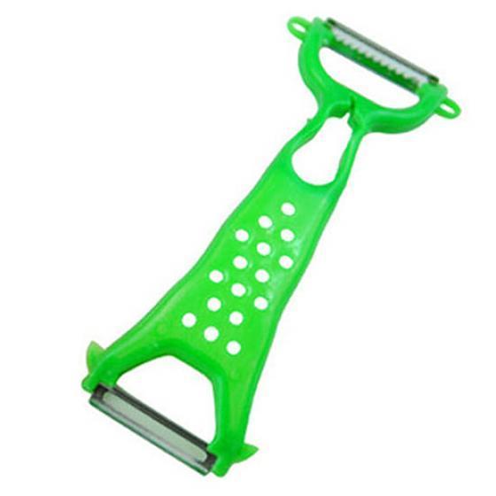 Dvoučepelová škrabka na ovoce z nerezové oceli Kuchyňský nástroj Julienne