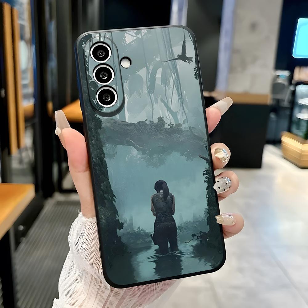 

T-Tomb Raider Phone Case For Samsung A25 A13 A33 5G A54 A36 A35 A56 A52 A14 Shockproof Soft Cover Samsung A51