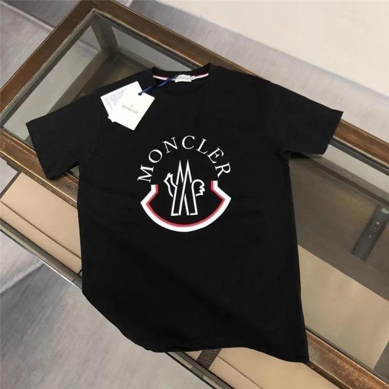 Kortärmad T-shirt med Bokstavstryck För Kvinnors Sommar Ny Mångsidig Topp med Rund Hals