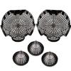 Reusable Cage Outdoor Crabs Loach Catching Basket Eel Cage Crabs Shrimp Traps Professional Lobsters Trap 3/6/8 Hole