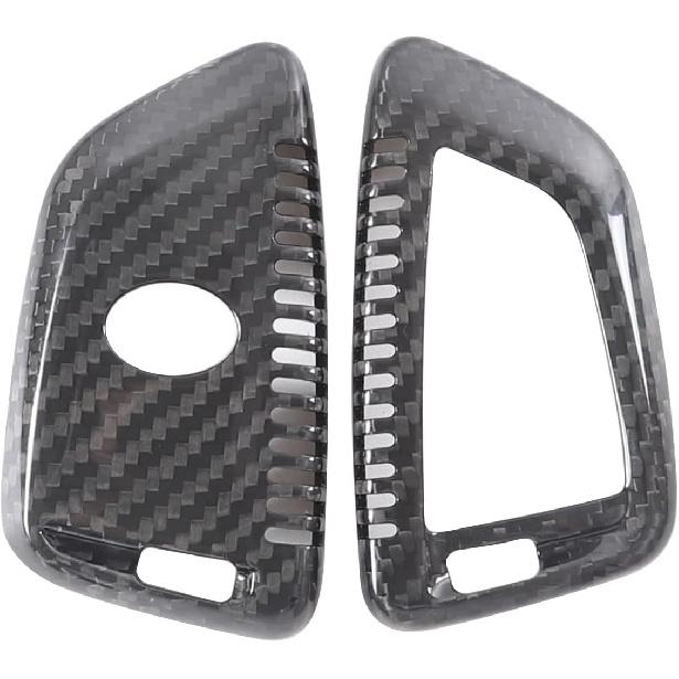 Real Carbon Fiber Key Fob Case Cover Compatible with Toyota Supra GR A90 A91 MK5 2019-2026, Smart Remote Key Case Cover Keychain Trim Accessories 1PC