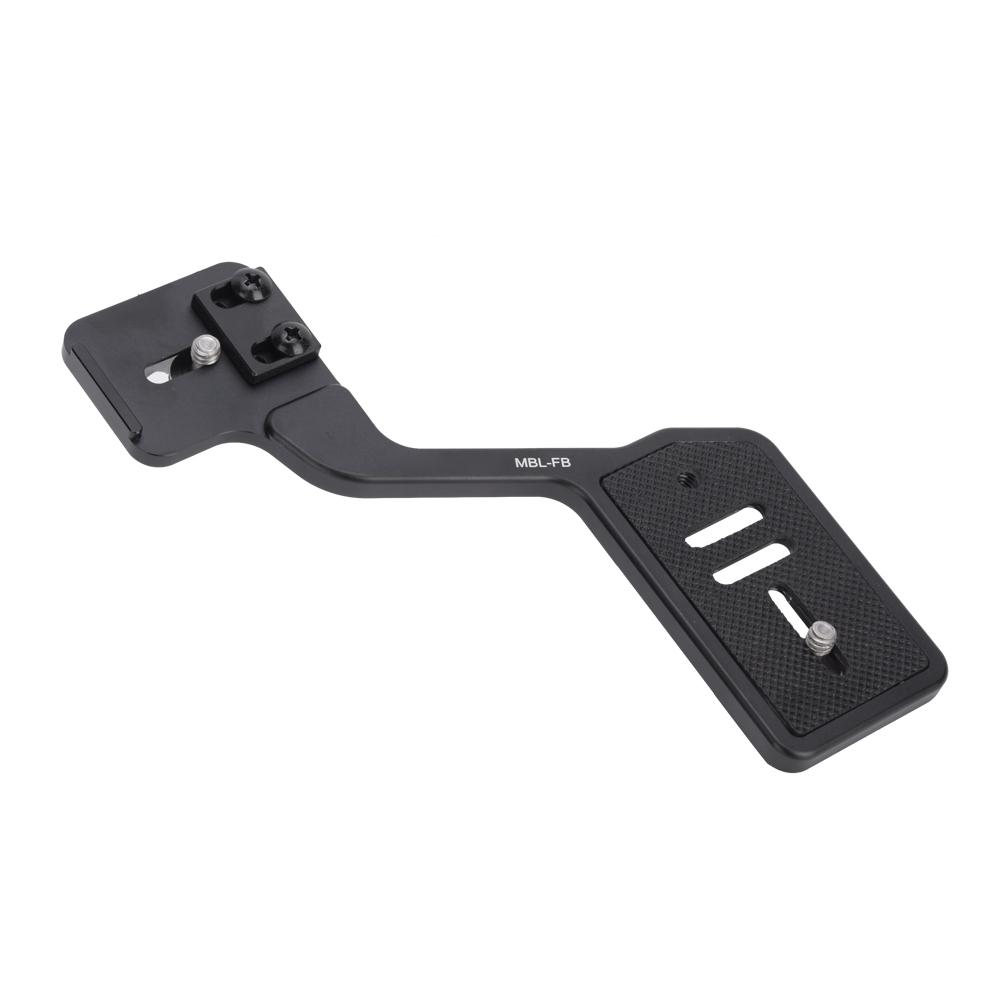 Aluminiumlegierung Kamera Blitzlicht Stativhalterung mit Dual 1 4in Schraube für DSLR Ständeraufnahme