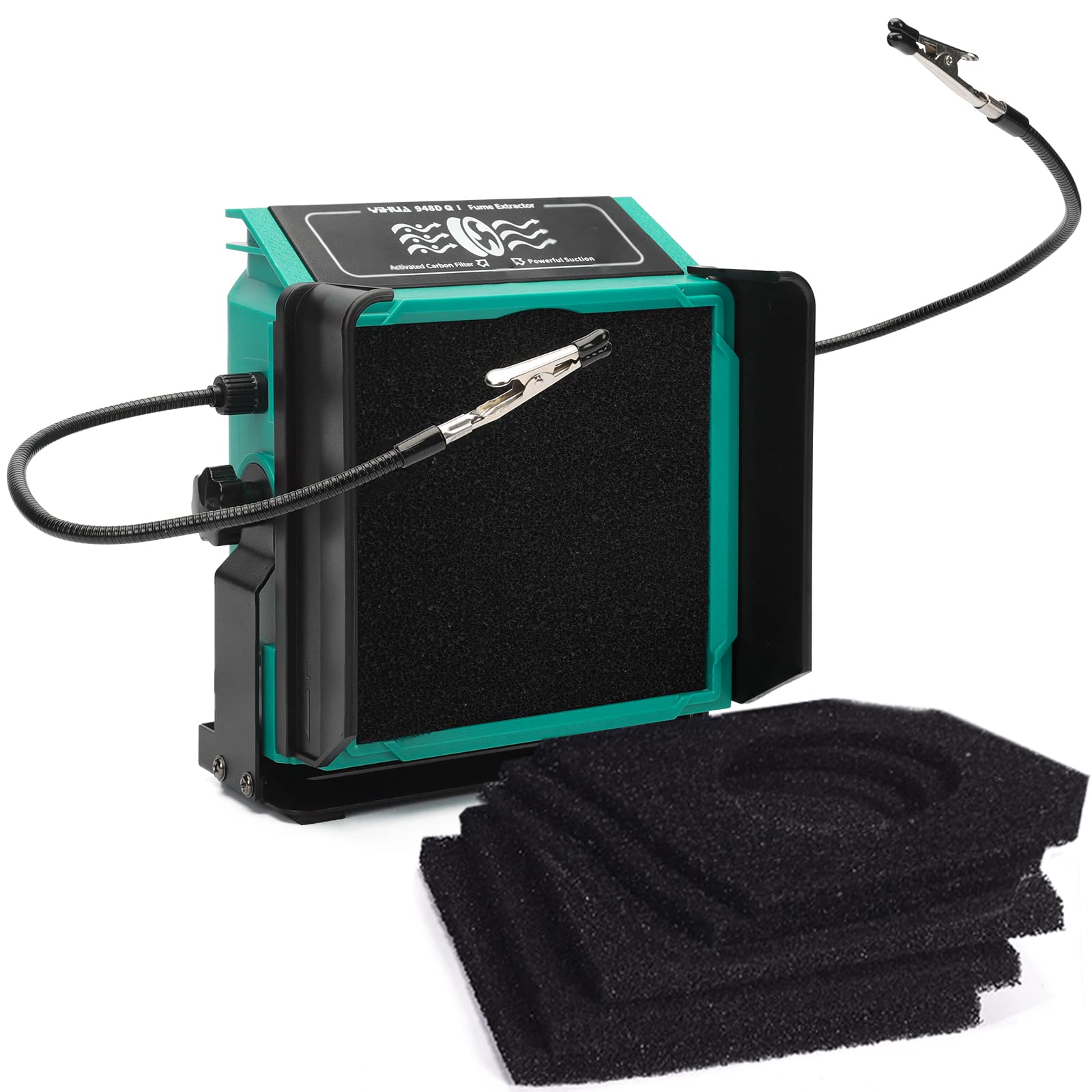 

YIHUA 948DQ-I Desktop Smoke Extractor with Adjustable Arm and 6 Activated Carbon Filters