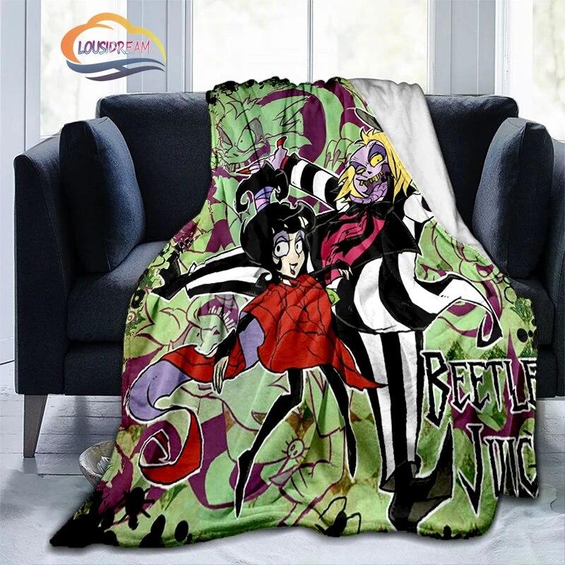 

Фільми Beetlejuice American Horror Film Blanket Анімаційна ковдра Super soft Four Seasons Universal 75x90cm