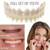 28PCS/S False Teeth Set Professional Preformed Dentition Oral Dentist Tool Resin Teeth Upper Lower Shade Denture Model