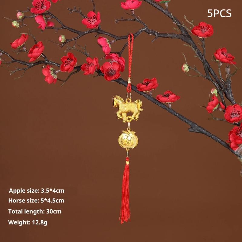 

2026 Год Лошади Настенный Фонарь Орнамент Китайский Новый Год Счастливое Украшение Аксессуары Новоселье Маленькая Подвеска Ги A1