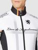 Lion De Capelmuur Competition Jacket EVO3 Cross Print Size for Cycling Made In White, S, Fall/Winter (5°C-15°C, Japan)