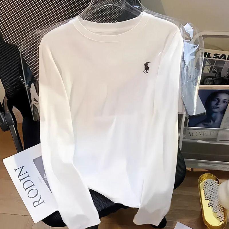 

Женская футболка с длинным рукавом однотонная приталенная для осени/зимы - Универсальный базовый слой с круглым вырезом. 2XL