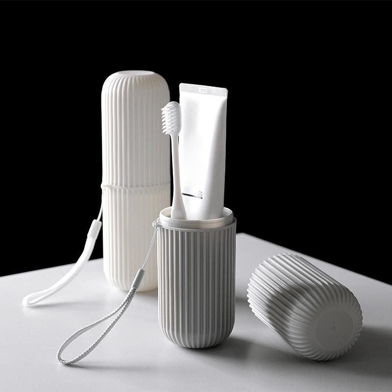 Travel Mouthwash Cup, Toothbrush And Toothpaste Storage Box, Travel Portable Toothbrushing Cup, Travel Toiletry Set