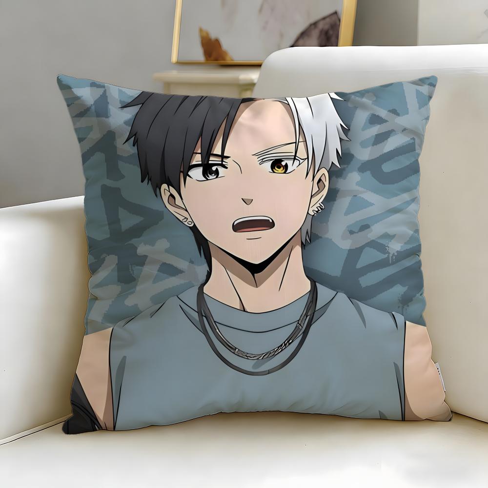 popular anime WIND BREAKER Cushion Cover Soft  EasyWash Pillow Case  Versatile for Couch Bed Travel and Office
