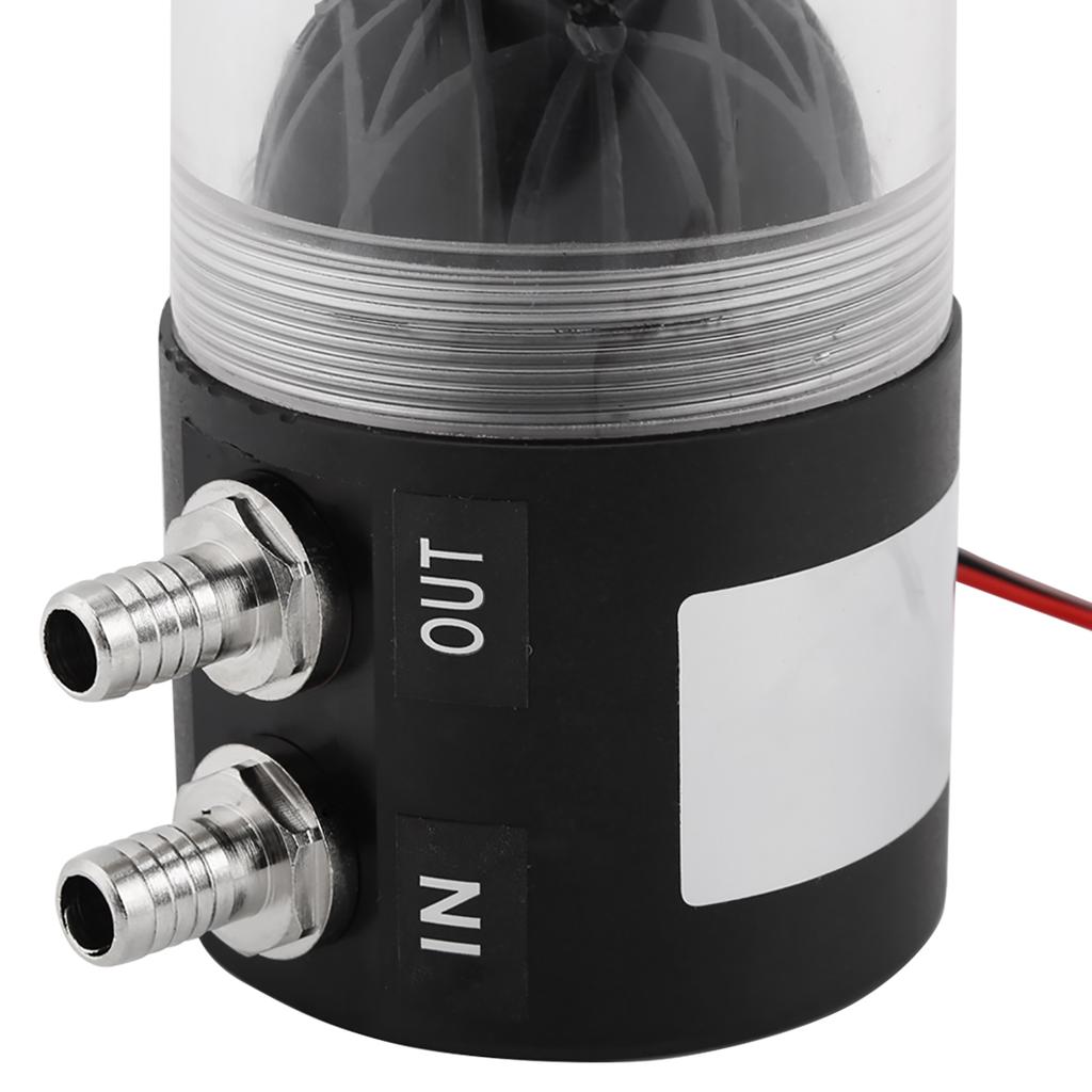 Details About 500LH 10W DC 12V CPU CO2 Cooling Water Cooler Pump Tank Heat Exchanger Mute