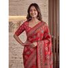 Premium Crap Silk Digital Ajrak Print Saree
